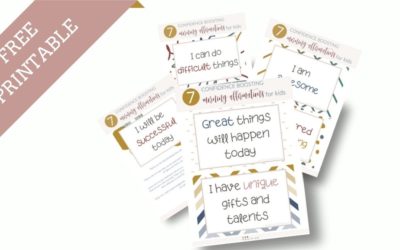 7 Daily Positive Affirmations For Kids – Free Printable