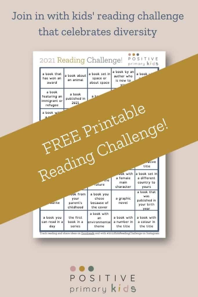 kids reading challenge printable