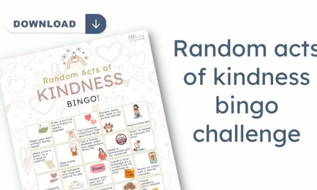 Free kindness bingo challenge – random acts of kindness week